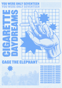 Cigarette Daydreams Poster